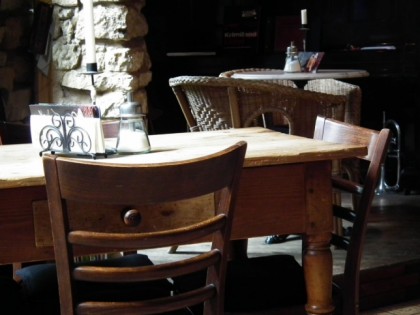 照片: Das kleine Landcafe